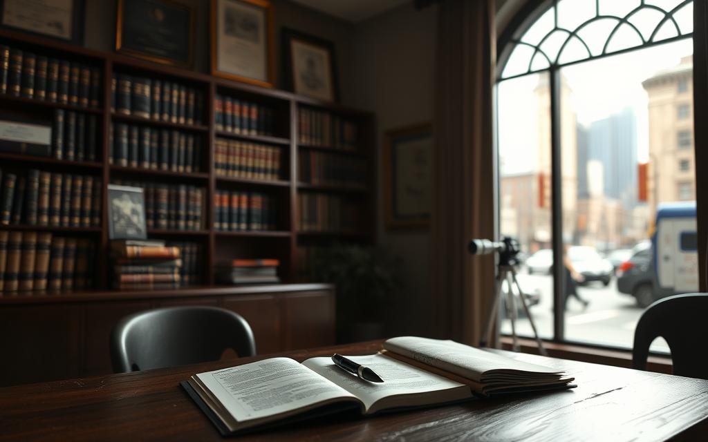 A Dimly Lit Office Interior, The Walls Adorned With Law Books And Diplomas. In The Foreground, A Wooden Desk With An Open Ledger, A Pen, And A Stack Of Legal Documents. The Lighting Is Soft And Warm, Casting Subtle Shadows That Add Depth And Dimension To The Scene. In The Background, A Large Window Overlooking A Bustling City Street, Hinting At The Complexities Of The Legal World Beyond The Confines Of The Office. The Mood Is One Of Contemplation And The Search For Alternative, Non-Monetary Solutions To Complex Legal Challenges. A Dimly Lit Office Interior, The Walls Adorned With Law Books And Diplomas. In The Foreground, A Wooden Desk With An Open Ledger, A Pen, And A Stack Of Legal Documents. The Lighting Is Soft And Warm, Casting Subtle Shadows That Add Depth And Dimension To The Scene. In The Background, A Large Window Overlooking A Bustling City Street, Hinting At The Complexities Of The Legal World Beyond The Confines Of The Office. The Mood Is One Of Contemplation And The Search For Alternative, Non-Monetary Solutions To Complex Legal Challenges.