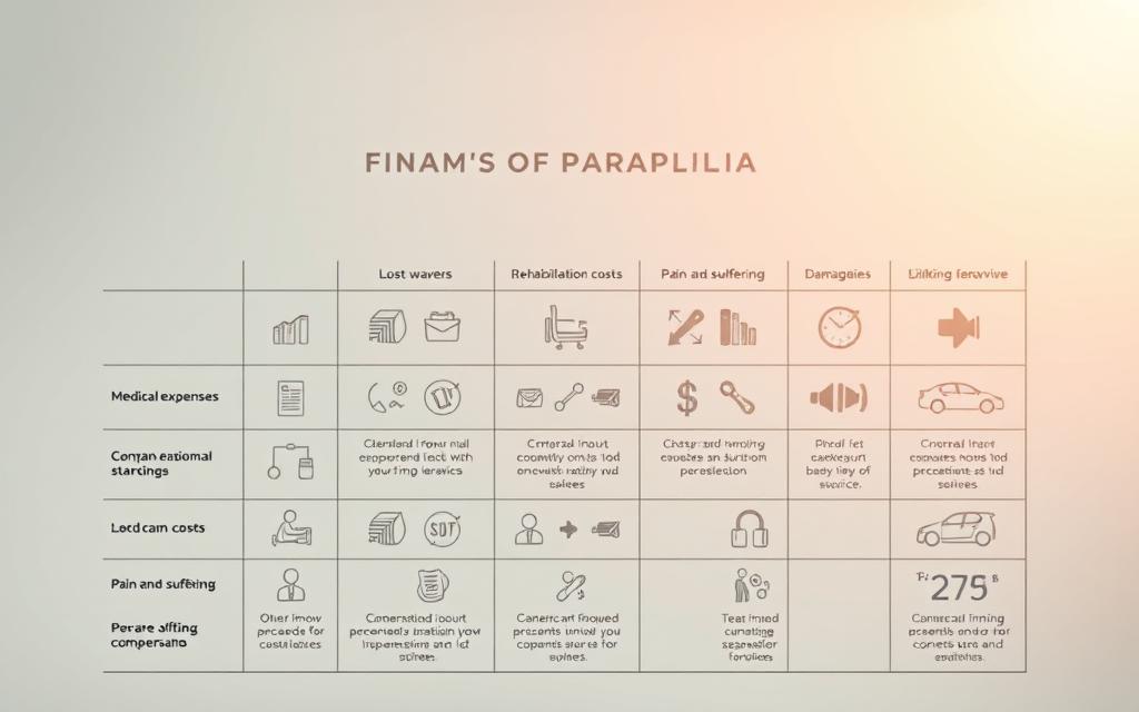 Paraplegia Compensation Breakdown