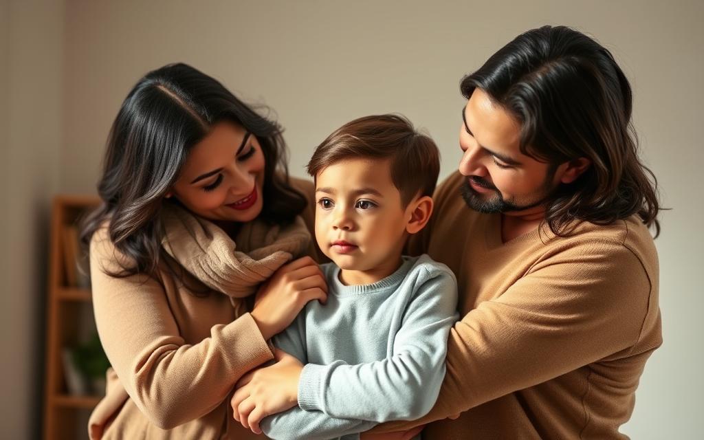 Parents Supporting Child In Legal Process